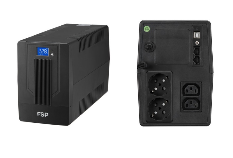 FSP UPS 1000VA - 600W LineInteractive SchukoX2+IECX2