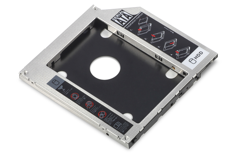 Adaptor σύνδεσης SATA ODD bay 2,5" HDD για Laptop 9,5mm Adaptor σύνδεσης SATA ODD bay 2,5" HDD για Laptop 9,5mm