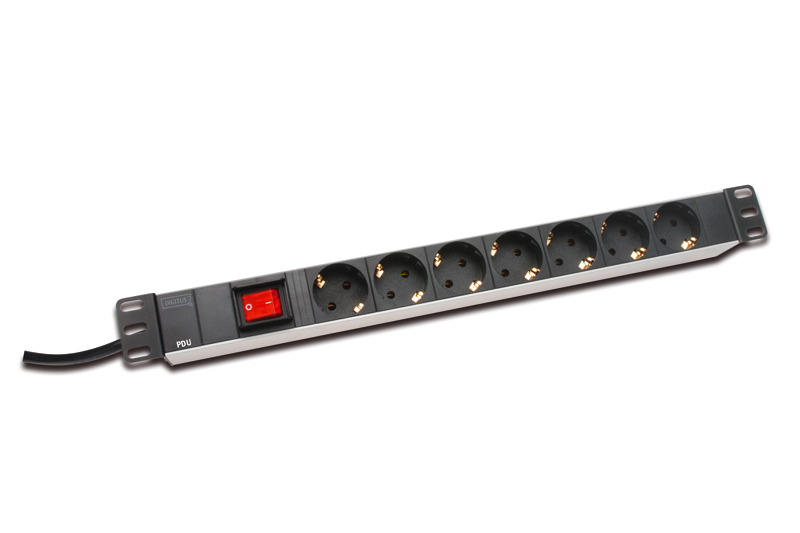 Πολύμπριζο Rack 19" 7 Θέσεων DN-95402 με διακόπτη Αλουμινίου Πολύμπριζο Rack 19" 7 Θέσεων DN-95402 με διακόπτη Αλουμινίου
