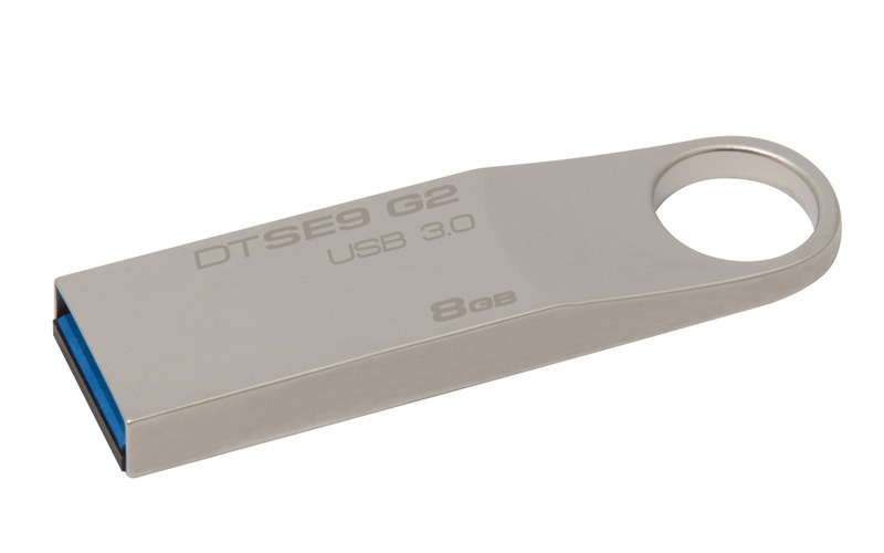KINGSTON USB Stick Data Traveler DTSE9G2/8GB USB 3.0 Silver KINGSTON USB Stick Data Traveler DTSE9G2/8GB USB 3.0 Silver