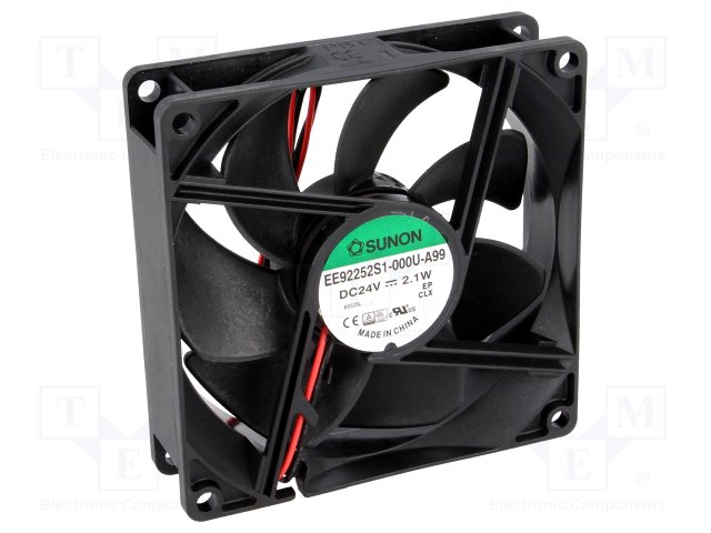Ανεμιστήρας SUNON Cooler Fan 92x92x25mm 24VDC Slide Bearing Ανεμιστήρας SUNON Cooler Fan 92x92x25mm 24VDC Slide Bearing