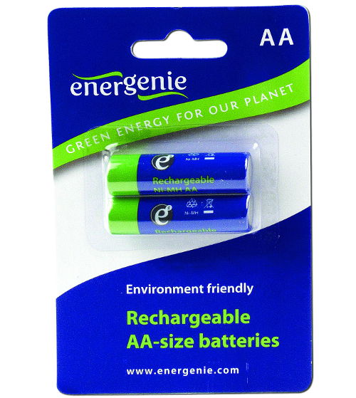 Μπαταρίες Επαναφορτιζόμενες Energenie Recharge NiMH AA 2600mAh Μπαταρίες Επαναφορτιζόμενες Energenie Recharge NiMH AA 2600mAh