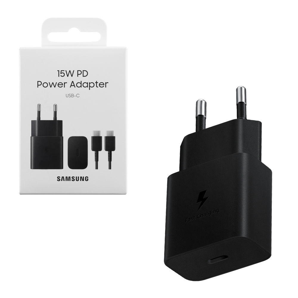 Samsung Type-C to Type-C 15W Fast Travel Charger Black