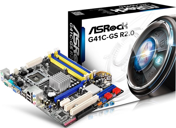 Μητρική ASROCK G41C-GS R2.0 S775/IG41 VGA 2DDR2+2DDR3 2PCI PCIE