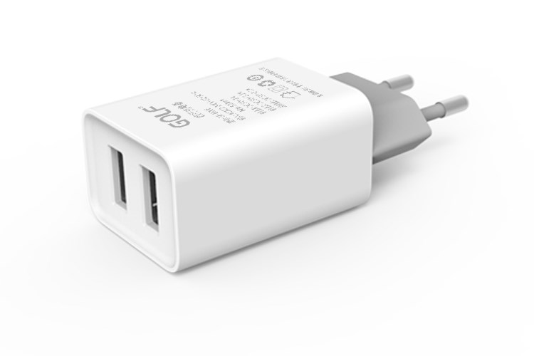 Τροφοδοτικό 5V DC to USB 2.1A με 2x USB 2.0 Φορτιστής