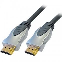 Καλώδιο HDMI 3m M/M Gold Plated CABLE HDMI/HDMI HQSS5550/3 Καλώδιο HDMI 3m M/M Gold Plated CABLE HDMI/HDMI HQSS5550/3