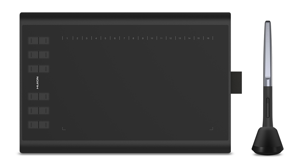 Huion Γραφίδα Σχεδίασης Pen Tablet 10X6.25" H1060P 16Keys