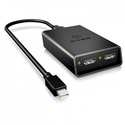 Splitter DisplayPort 1.2 αρσ. σε 2 x HDMI θηλ. IB-SPL1024 Splitter DisplayPort 1.2 αρσ. σε 2 x HDMI θηλ. IB-SPL1024