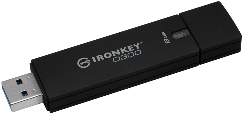Kingston USB 3.0 IronKey D300 16GB Encrypted FIPS Level 3 Kingston USB 3.0 IronKey D300 16GB Encrypted FIPS Level 3
