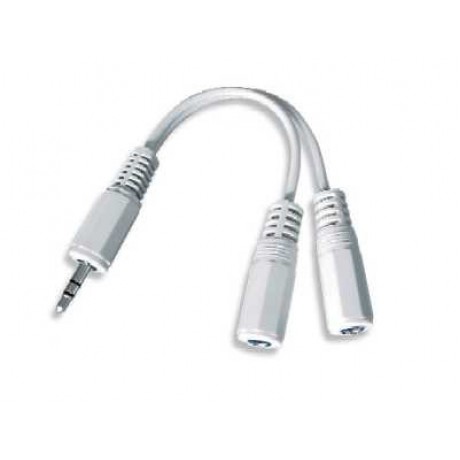 Καλώδιο Διαχωρισμού Ήχου Splitter 2 σε 1 Audio Jack 10cm Καλώδιο Διαχωρισμού Ήχου Splitter 2 σε 1 Audio Jack 10cm