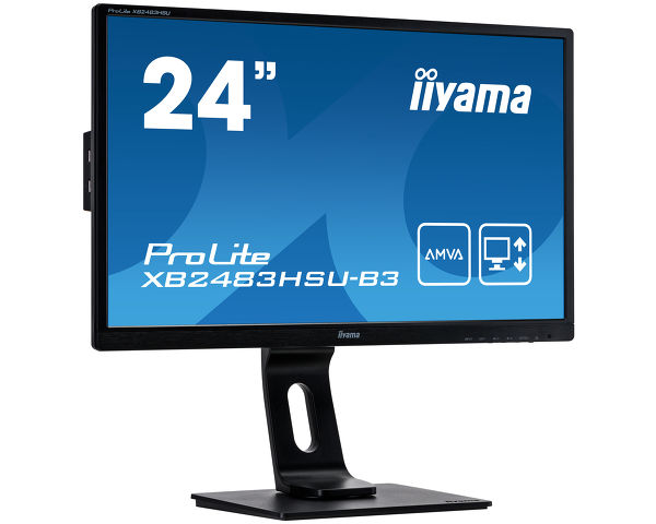 Iiyama 24" B2483HSU FHD 3000:1 250cd VGA-HDMI #RFB