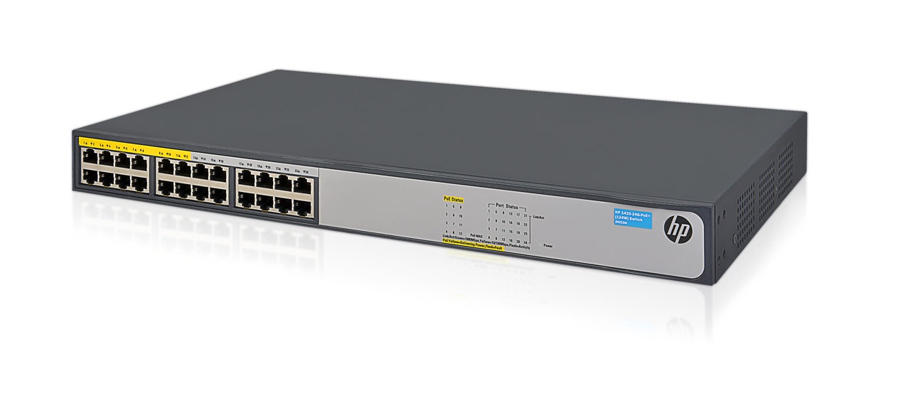 HP Switch OfficeConnect 1420-24G PoE+ 24-Port 10/100/1000 JH019A HP Switch OfficeConnect 1420-24G PoE+ 24-Port 10/100/1000 JH019A