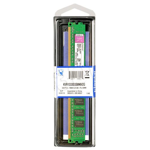 Kingston DDR3 1333MHz 2GB PC10600 Non ECC KVR13N9S6/2 Kingston DDR3 1333MHz 2GB PC10600 Non ECC KVR13N9S6/2