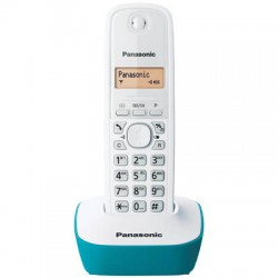 Ασύρματο Τηλέφωνο Panasonic KX-TG1611GRC Cyan Dect