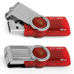 Kingston Flash USB2.0 DT101G2/8GB Red Kingston Flash USB2.0 DT101G2/8GB Red