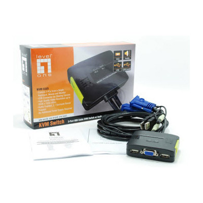 Level One KVM SWΙΤCΗ 2 Υπολογιστές 1 ΡΟRΤ USΒ & ΡS2 KVM-0223 Level One KVM SWΙΤCΗ 2 Υπολογιστές 1 ΡΟRΤ USΒ & ΡS2 KVM-0223