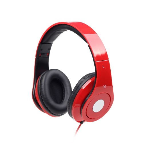 GEMBIRD Folding stereo headphones Detroit RED