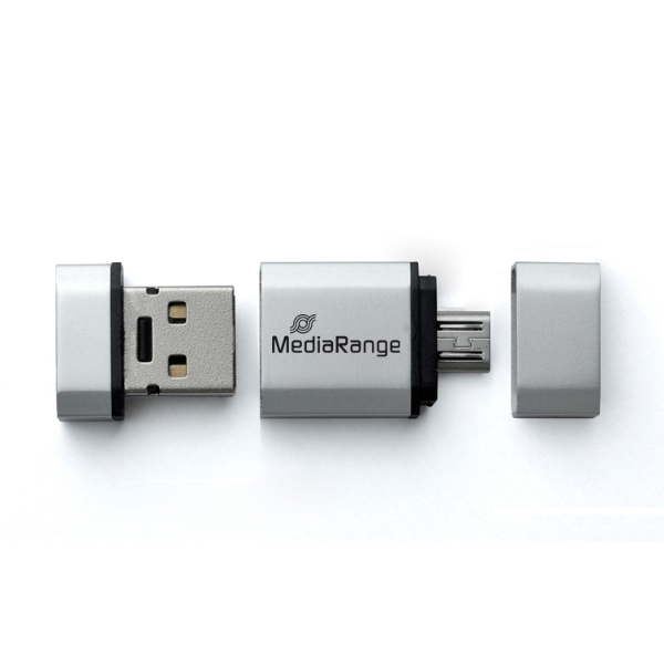 Mediarange 32GB USB 2.0 2in1 Flash Drive with Micro USB OTG Mediarange 32GB USB 2.0 2in1 Flash Drive with Micro USB OTG