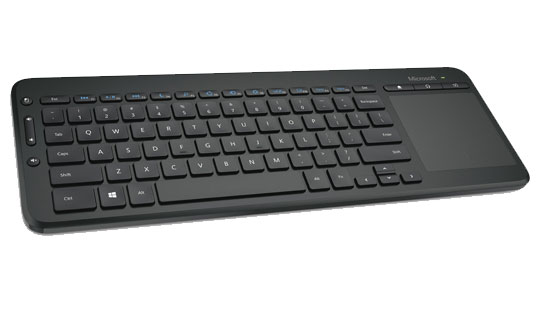 Microsoft Πληκτρολόγιο All-in-One Media Wireless Keyboard Greek Microsoft Πληκτρολόγιο All-in-One Media Wireless Keyboard Greek
