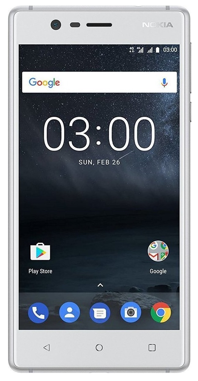 Κινητό Τηλέφωνο Nokia 3 Dual Sim White Κινητό Τηλέφωνο Nokia 3 Dual Sim White