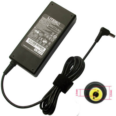 Original AC Adapter for Liteon 19V-4.74A (5.5mm*2.5mm) 90Watt