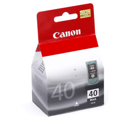 Μελάνι Μαύρο CANON PG-40 Black PIXMA 16ml / 195p No40 Μελάνι Μαύρο CANON PG-40 Black PIXMA 16ml / 195p No40