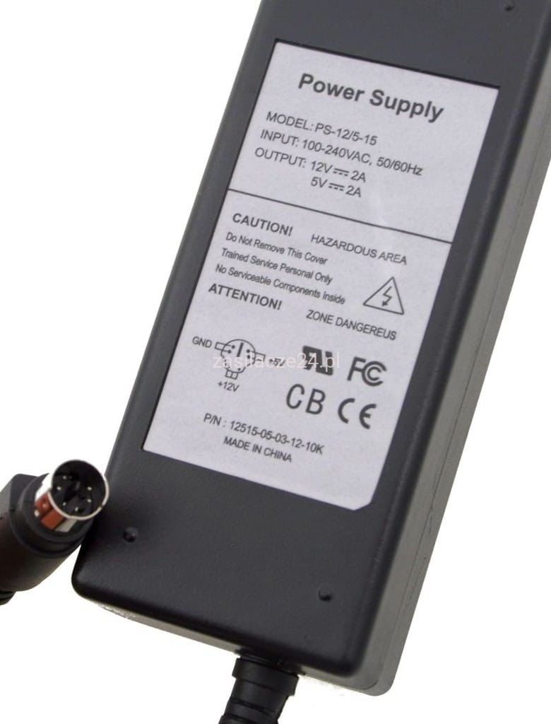 Τροφοδοτικό PS-12/5-15 12V DC 2A -+ 5V DC 2A 6pin Τροφοδοτικό PS-12/5-15 12V DC 2A -+ 5V DC 2A 6pin
