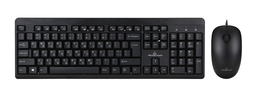 Πληκτρολόγιο-Ποντίκι PT-678 ενσύρματο USB EL/EN Πληκτρολόγιο-Ποντίκι PT-678 ενσύρματο USB EL/EN