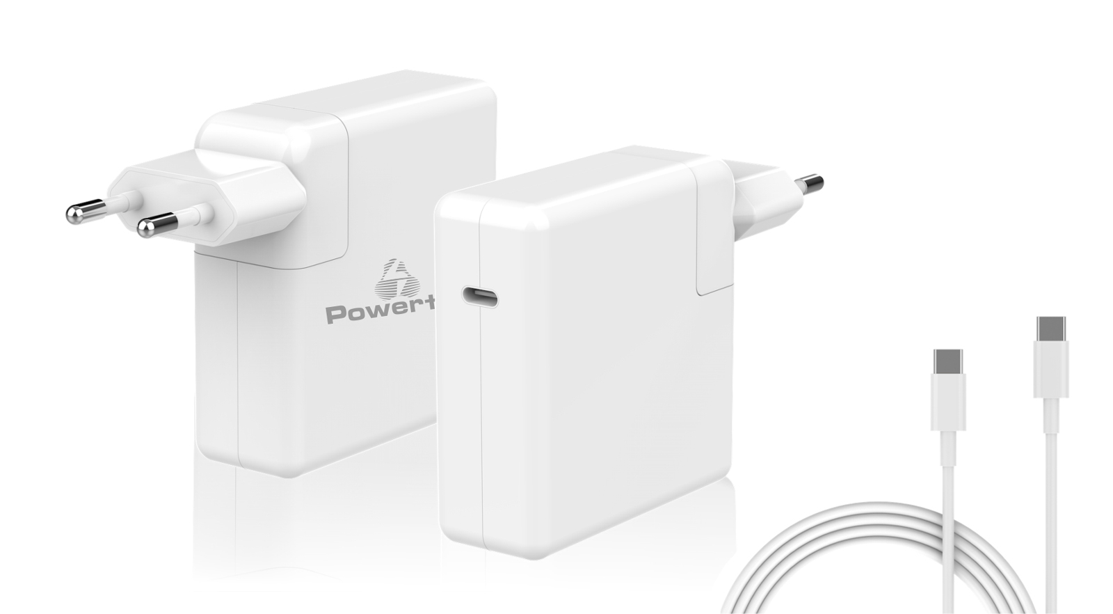 PT Φορτιστής laptop για Apple, USB Type C PD, 61W, λευκό PT-704 PT Φορτιστής laptop για Apple, USB Type C PD, 61W, λευκό PT-704