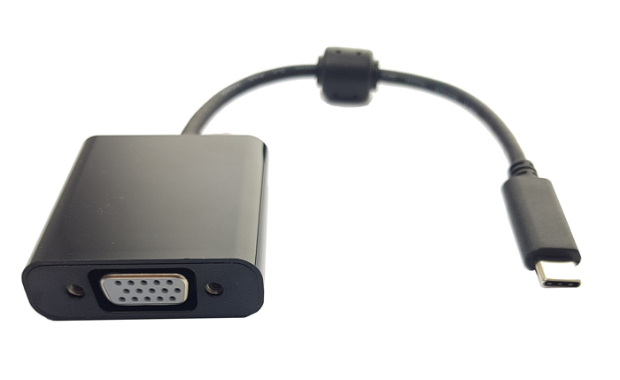 Adaptor Converter USB Type-C σε VGA Premium με ferrites