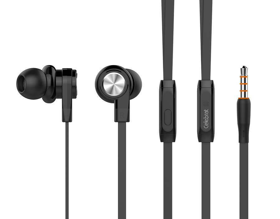 CELEBRAT Ακουστικά με μικρόφωνο HandsFree S70 Μαύρα CELEBRAT Ακουστικά με μικρόφωνο HandsFree S70 Μαύρα