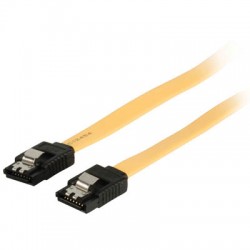 Καλώδιο SATA 3 Cable με μεταλικό κλιπ για Δίσκους ή DVDRW 0,5m Καλώδιο SATA 3 Cable με μεταλικό κλιπ για Δίσκους ή DVDRW 0,5m