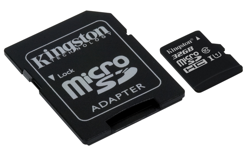 Kingston Memory Card MicroSD SDCS/32GB Class 10 SD Adapter Kingston Memory Card MicroSD SDCS/32GB Class 10 SD Adapter
