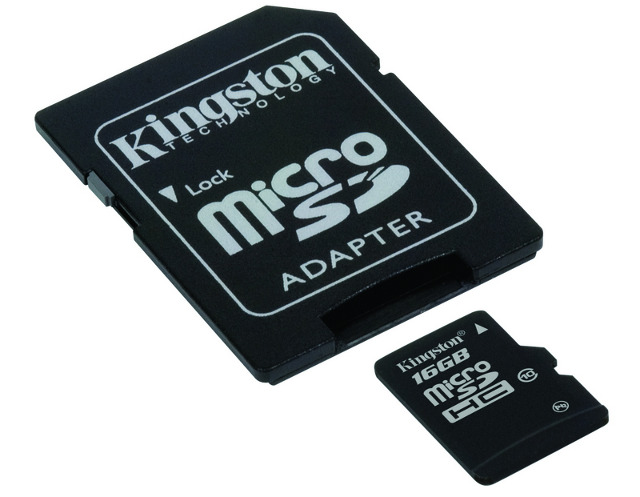 KINGSTON MicroSD 16Gb Memory Card+Adapter SDC10/16GB KINGSTON MicroSD 16Gb Memory Card+Adapter SDC10/16GB