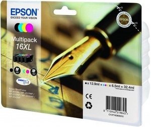 Μελάνι Epson T163640 Multipack 4Colors Black-Cyan-Magenta-Yellow Μελάνι Epson T163640 Multipack 4Colors Black-Cyan-Magenta-Yellow