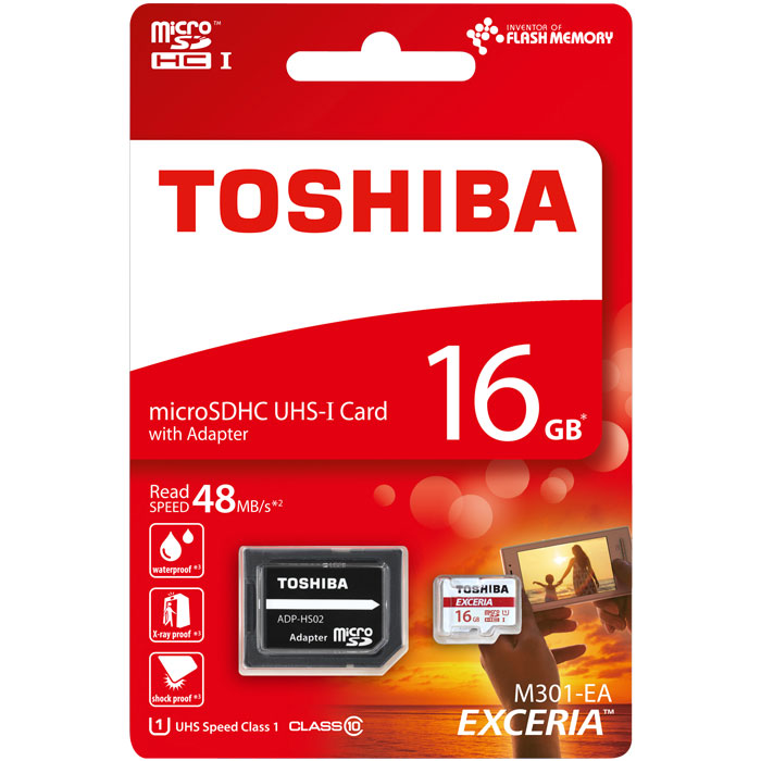 Toshiba microSD 16Gb Class 10 UHS-I Toshiba microSD 16Gb Class 10 UHS-I