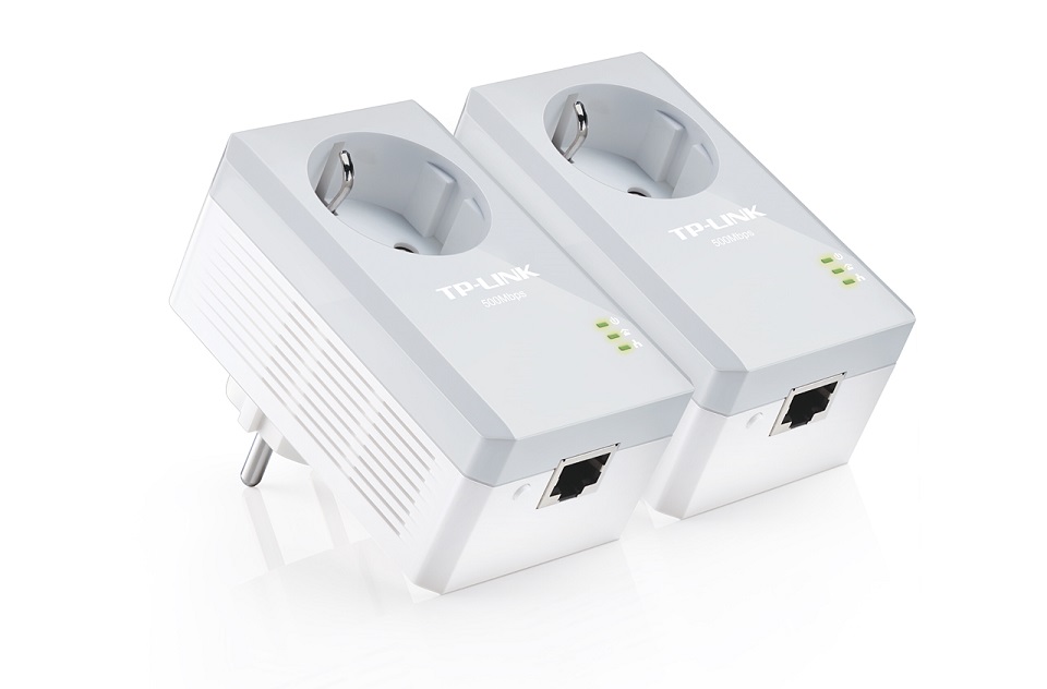 TP-LINK 500Mbps Powerline Adapter TL-PA4010PKIT Pass Through TP-LINK 500Mbps Powerline Adapter TL-PA4010PKIT Pass Through