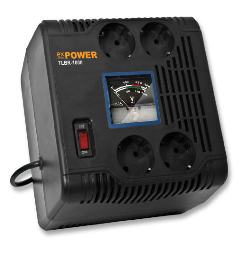 ΣΤΑΘΕΡΟΠΟΙΗΤΗΣ ΤΑΣΕΩΣ AVR TLBR-1000VA eX-Power ΣΤΑΘΕΡΟΠΟΙΗΤΗΣ ΤΑΣΕΩΣ AVR TLBR-1000VA eX-Power
