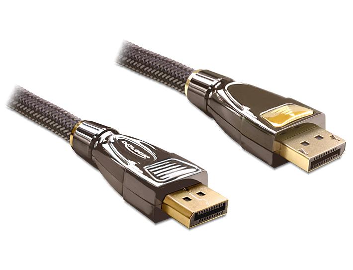 Καλώδιο Οθόνης DisplayPort 2m M/M 4K 21,6 Gb/s Tragant 82771