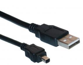 Καλώδιο USB 1,8m USB Cable A to Mini B 4pin M/M