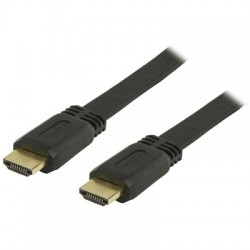 Καλώδιο HDMI 10m M/M Gold Flat Cable 4K/3D/Ethernet
