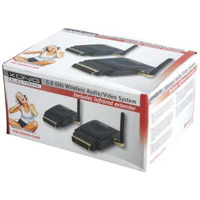 Konig Ασύρματη Μετάδοση TV/SND/IR 5,8GHz Nova σε δύο Τηλεοράσεις Konig Ασύρματη Μετάδοση TV/SND/IR 5,8GHz Nova σε δύο Τηλεοράσεις