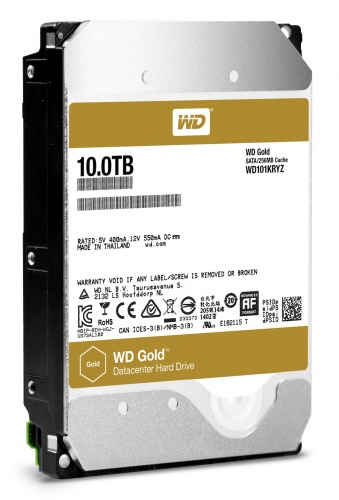 Σκληρός Δίσκος Western Digital Gold 10TB WD101KRYZ Σκληρός Δίσκος Western Digital Gold 10TB WD101KRYZ