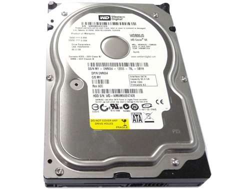 Σκληρός Δίσκος WD 80GB/SATA Ι. 7200/8MB/WD800JD CAVIAR Σκληρός Δίσκος WD 80GB/SATA Ι. 7200/8MB/WD800JD CAVIAR