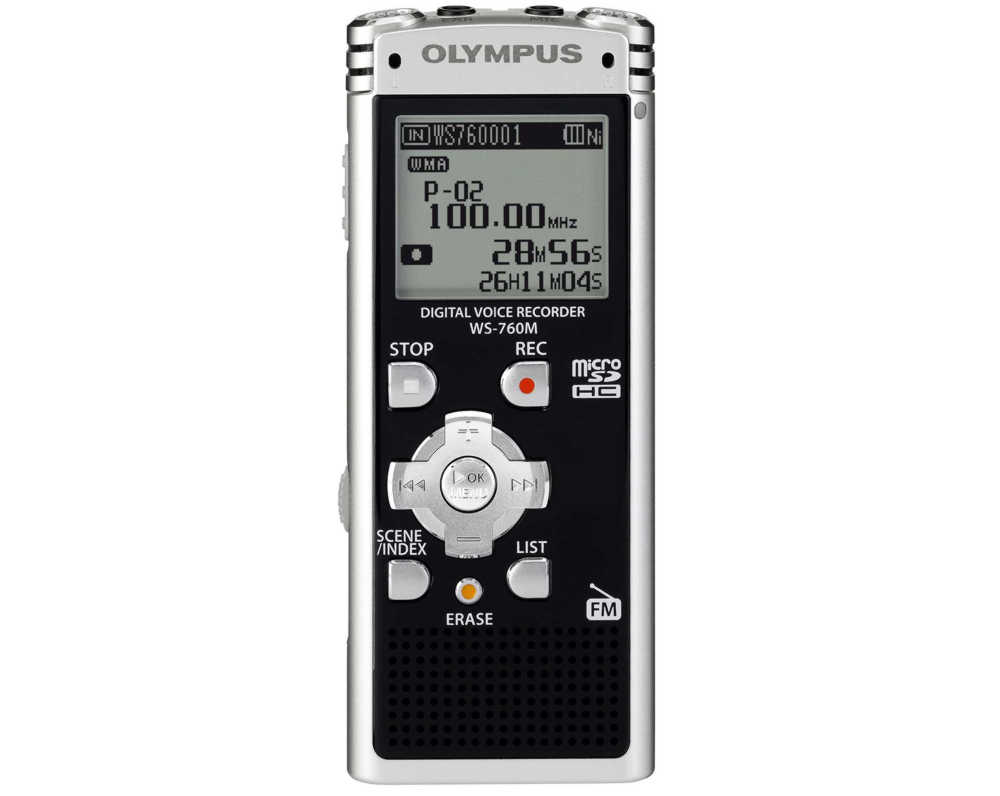 Olympus WS-760M BK Digital Voice Recorder+Music+mSD+FM 8Gb Olympus WS-760M BK Digital Voice Recorder+Music+mSD+FM 8Gb
