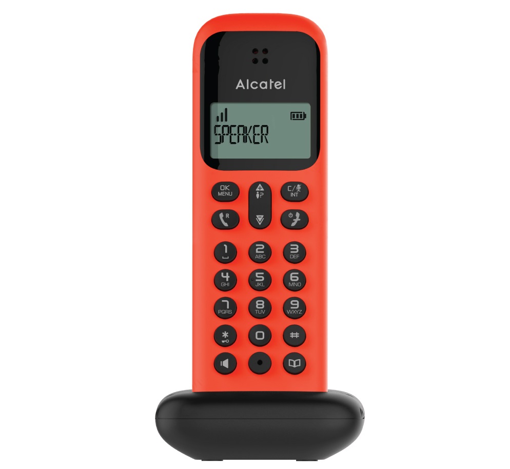 Alcatel D285 Κόκκινο Ασύρματο τηλέφωνο