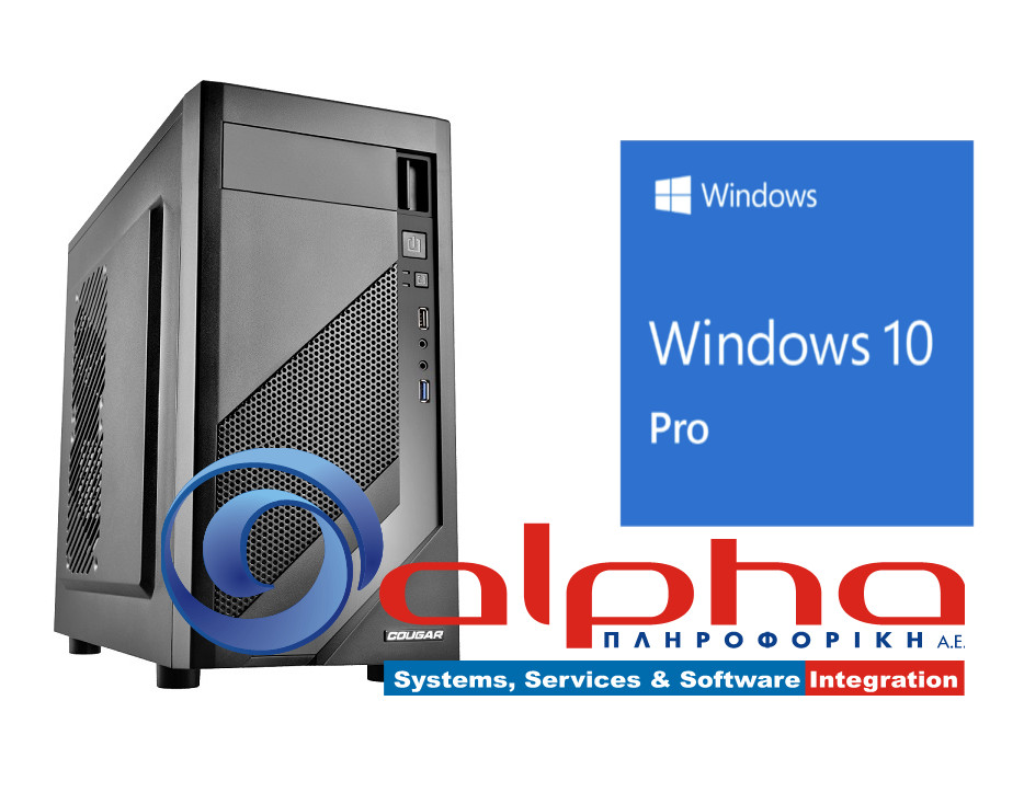 Alpha PC Office i3-7100 3,9Ghz/8G/256SSD/DVDRW Win10Pro Alpha PC Office i3-7100 3,9Ghz/8G/256SSD/DVDRW Win10Pro