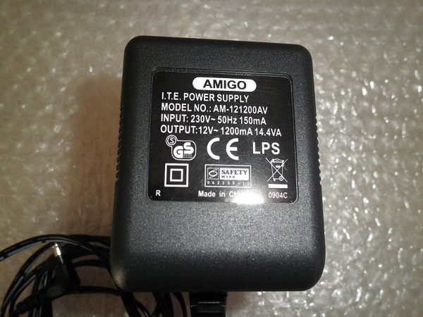 Τροφοδοτικό 12VAC 1200mA Power Supply AMIGO 12VAC1.2A G624T Τροφοδοτικό 12VAC 1200mA Power Supply AMIGO 12VAC1.2A G624T