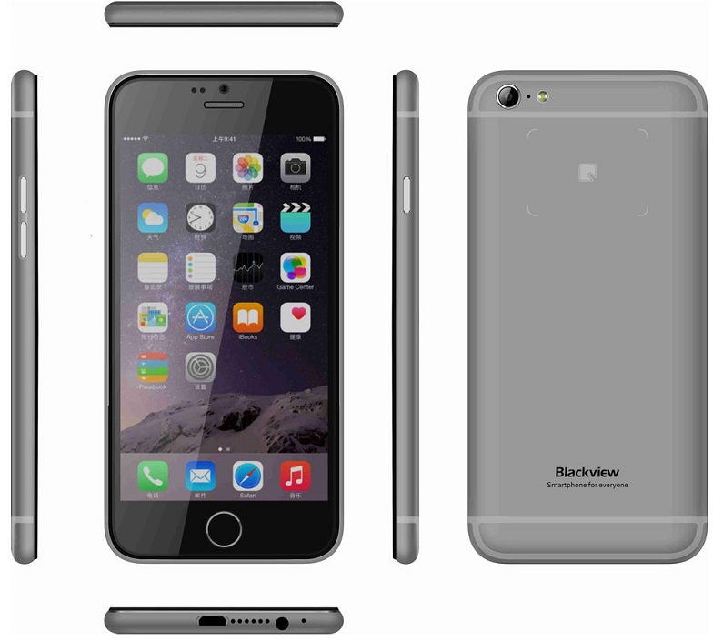 Κινητό Τηλέφωνο BlackView 4,7" Iphone Like Quad 1Gb/8Gb-BLACK Κινητό Τηλέφωνο BlackView 4,7" Iphone Like Quad 1Gb/8Gb-BLACK