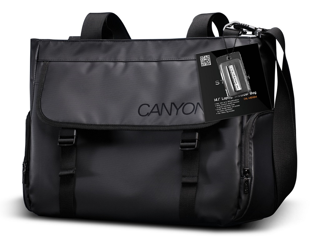 Canyon Τσάντα μεταφοράς για laptop 14,1" CNL-MBNB14 Shoulder Bag Canyon Τσάντα μεταφοράς για laptop 14,1" CNL-MBNB14 Shoulder Bag